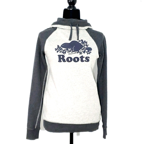 Roots Tops - ❤ Roots Grey long hoodie women's XS
